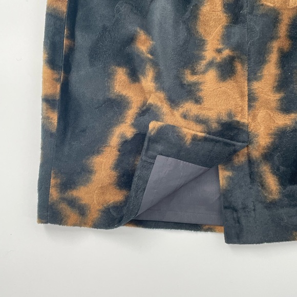 VTG Harvé Bernard Black Bronze “Tortoise Shell” High Waist Miniskirt - Picture 9 of 14